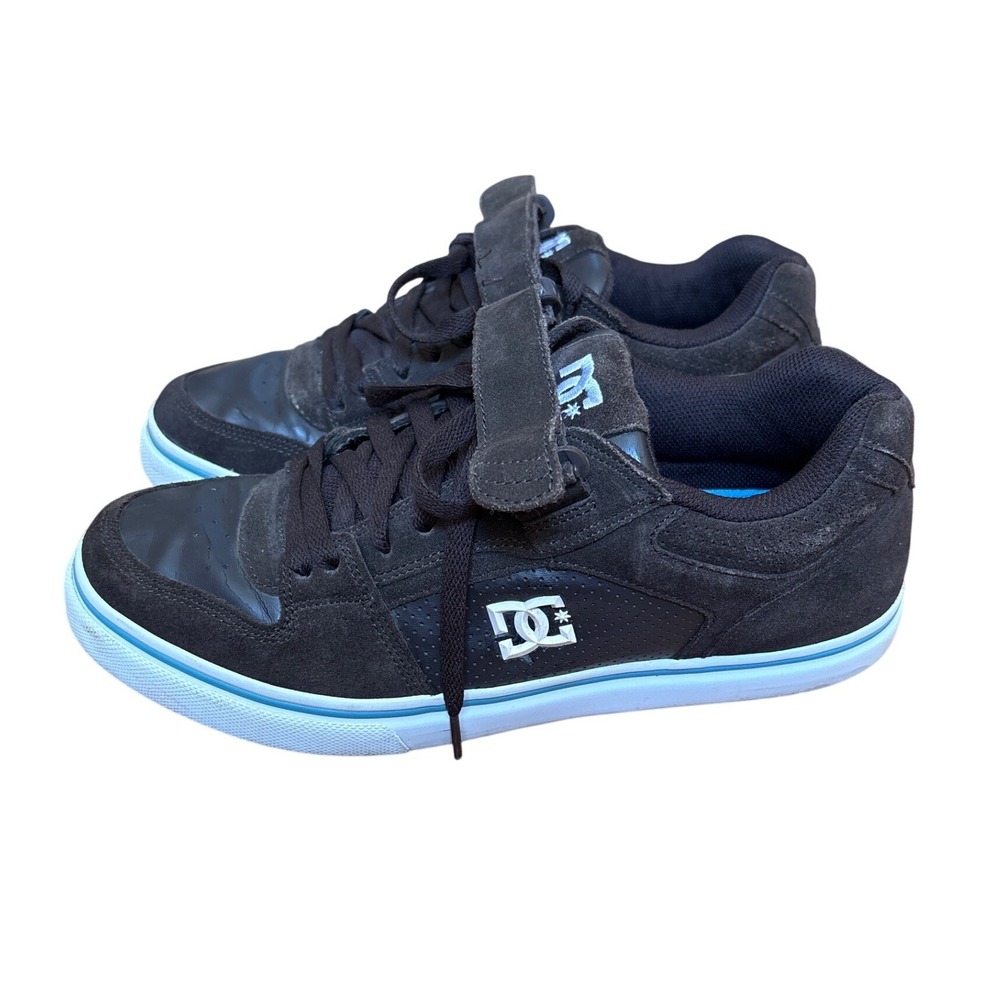 DC Shoes Tribe Model Mens Brown Suede Leather Skate Sneakers SIZE 10.5